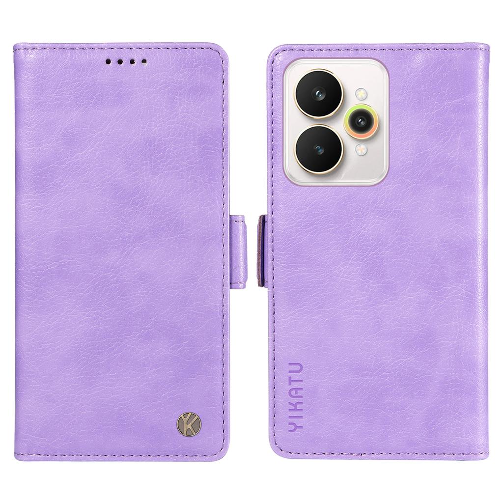 For Realme 15 Pro 5G/Realme 15 5G Case YIKATU YK-007 Litchi Texture PU Leather Wallet Phone Cover