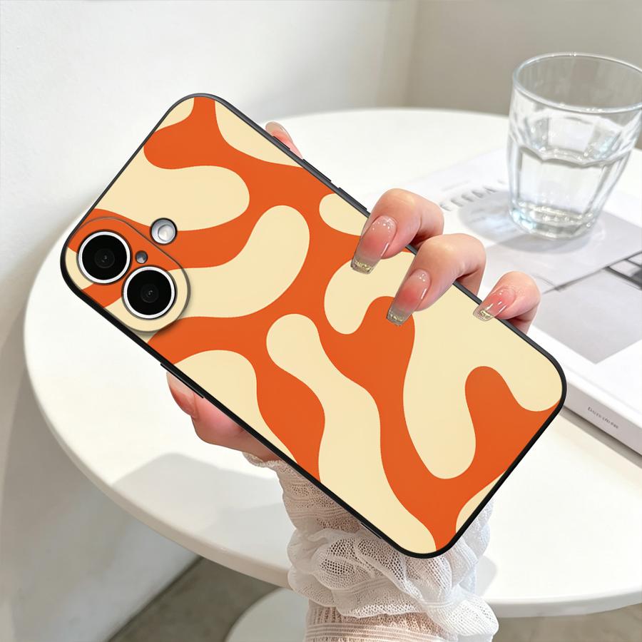 Black Dot Grid Phone Cover Case for Apple iPhone 17 18 Pro Max 15 Plus 16 18 XS XR 17e 16e 12 14 Air 13 Mini 7 8 11