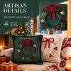 Christmas Wreath Christmas Pillowslip Plush Throw Cushion Case Throw Pillow Cover  Home Decor