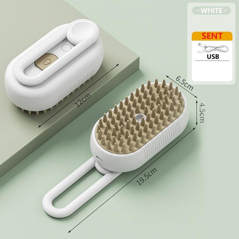 

Dog Cat Steam Brush Short Hair Dog Steam Brush for A Cat Pet Comb Car Animal Hair Brush Pet Grooming GSZ06