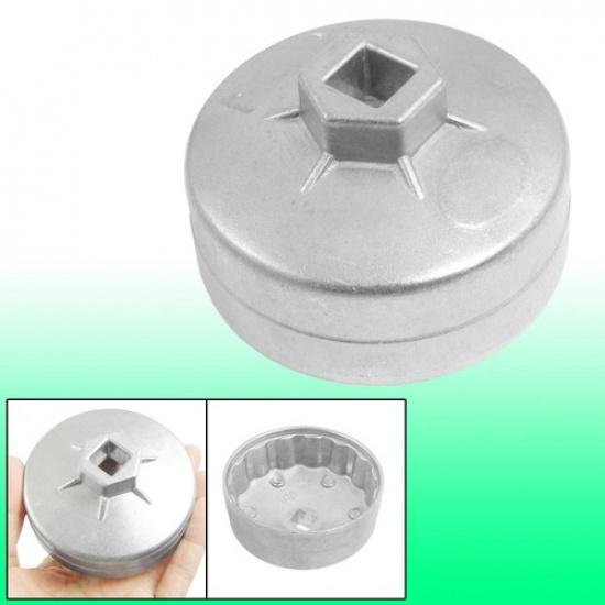 1/2" Square Drive 15 Flutes Cap Style Oil Filter Wrench 73mm Inner Diameter | Aftermarket Branded | 0700836261834