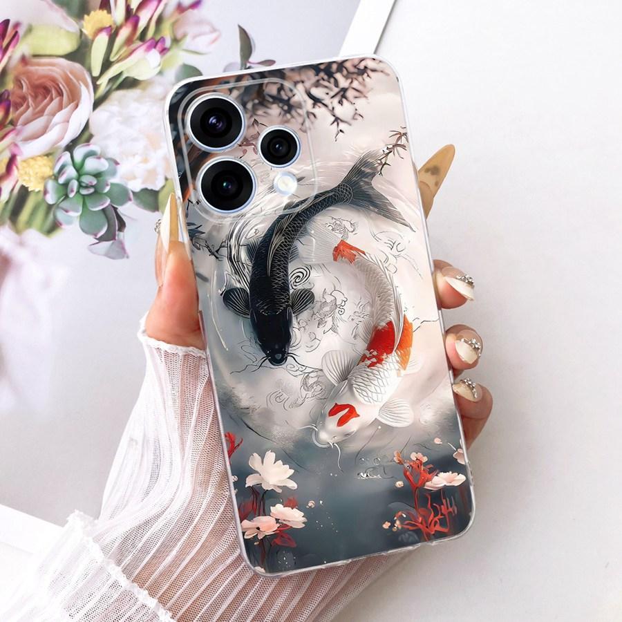 For OPPO Reno15 Reno 15F Case Cute Cat Painted TPU  Phone Case for OPPO Reno15 F Reno 15 CPH2825 Protective Soft Silicone Capa