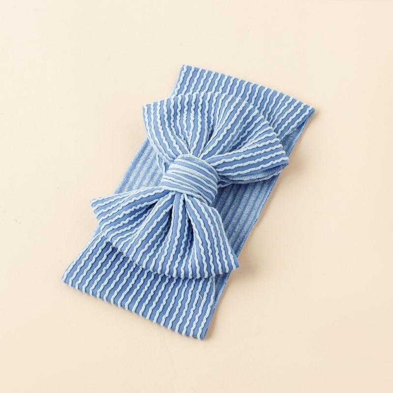 Solid Color Bowknot Baby Headband Sweet Headwear Kids Girls Boutique Elastic Protect Turban Headand Baby Hair Style Accessories