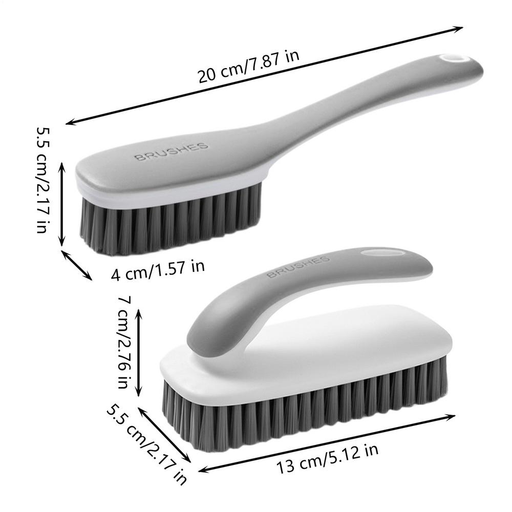 Household Multifunctional Shoe Brush Laundry Brush Set Multi-Purpose Reusable Stain Removal Brush Household Cleaning Tool