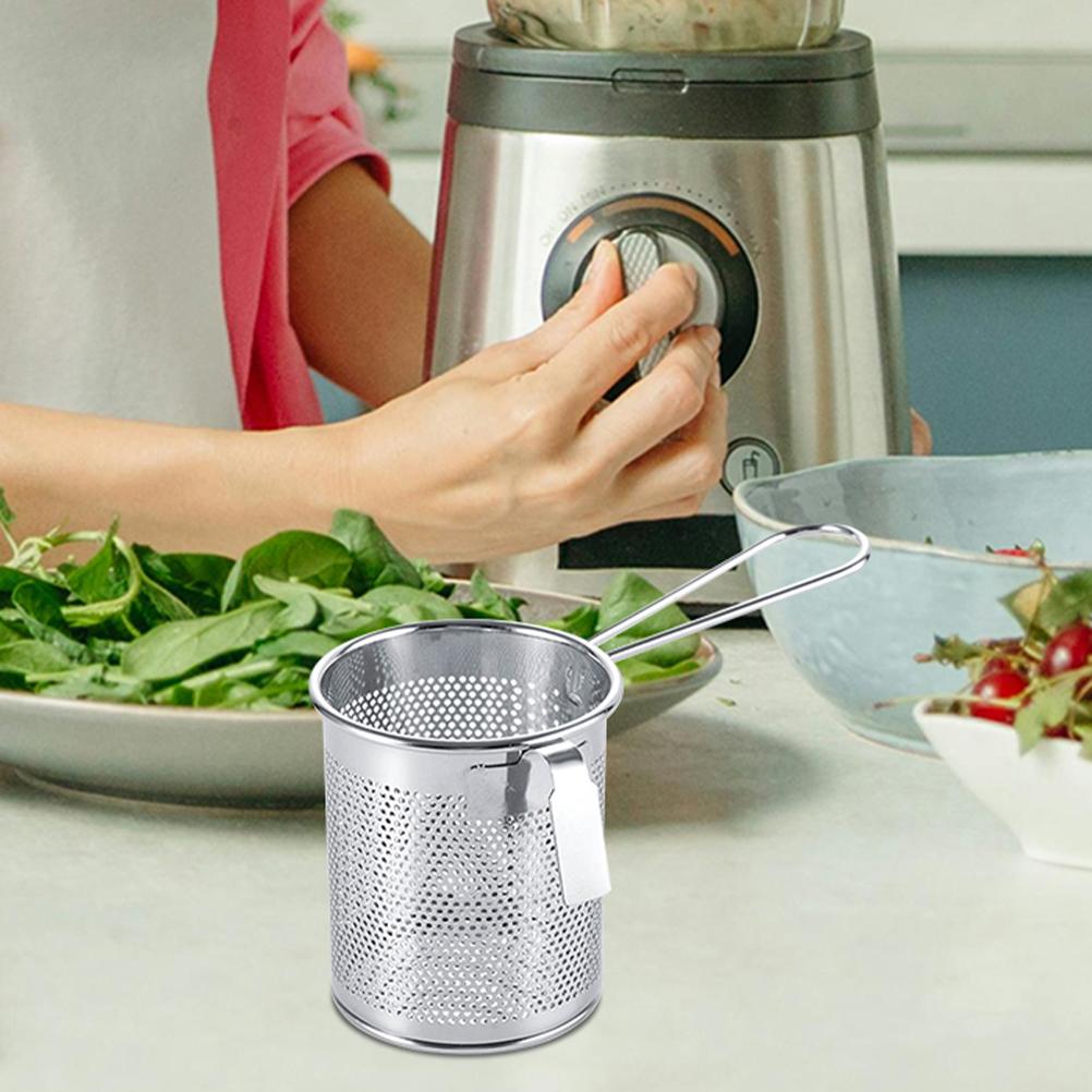 Steel Wire Hot Pot Slip Through The Net Aor Fryer Mesh Pasta Basket Stainless Fine Hanging Colanders