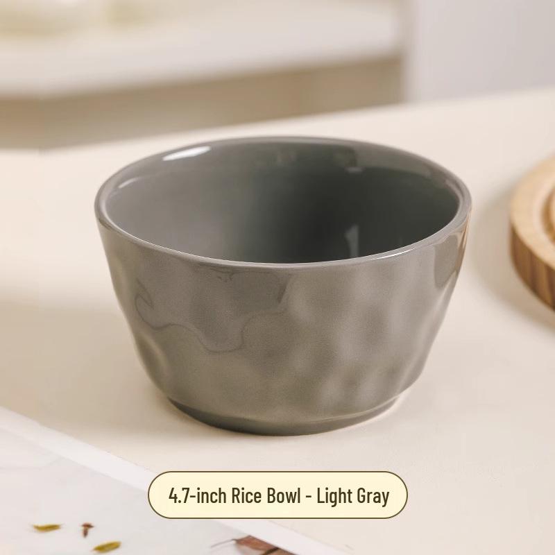 2023 Stylish 5-Inch Ceramic Rice Bowl, Perfect for Home and Personal Use