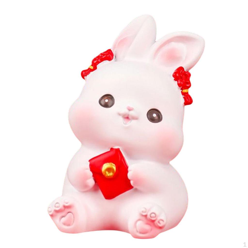 Hase Figur Jahresgeschenk Dekorativ für Garten Büro Schlafzimmer Rasen Veranda