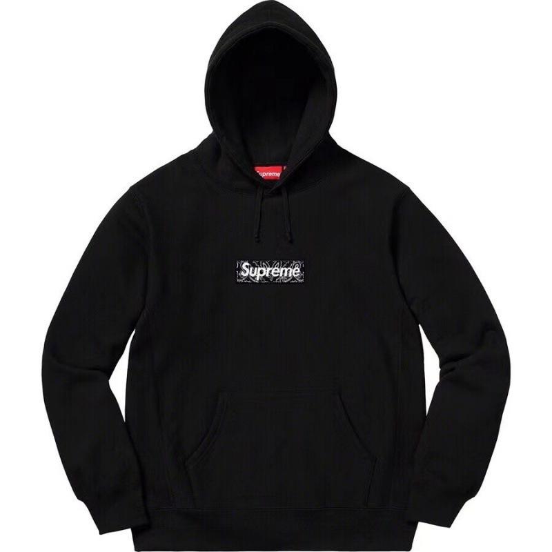 25SS Supreme Trendige Marke Kapuzenpullover mit Fleecefutter und großem Logo