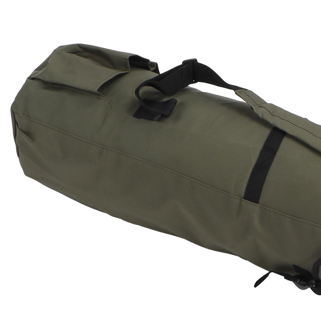 MultiPurpose Fishing Bag Folding Fishing Rod Pole Reel Lures Storage Case(Military Green )