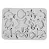 Creative Underwater World Conch Shell Mould 3D DIY Practical Wave Star Fondant Cake Decoration Embossing Mold Silicone Mold