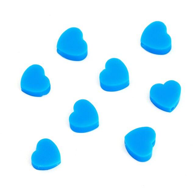 30 ks Love Heart Beads Polymer Clay Distanční korálky pro výrobu šperků Náhrdelník DIY