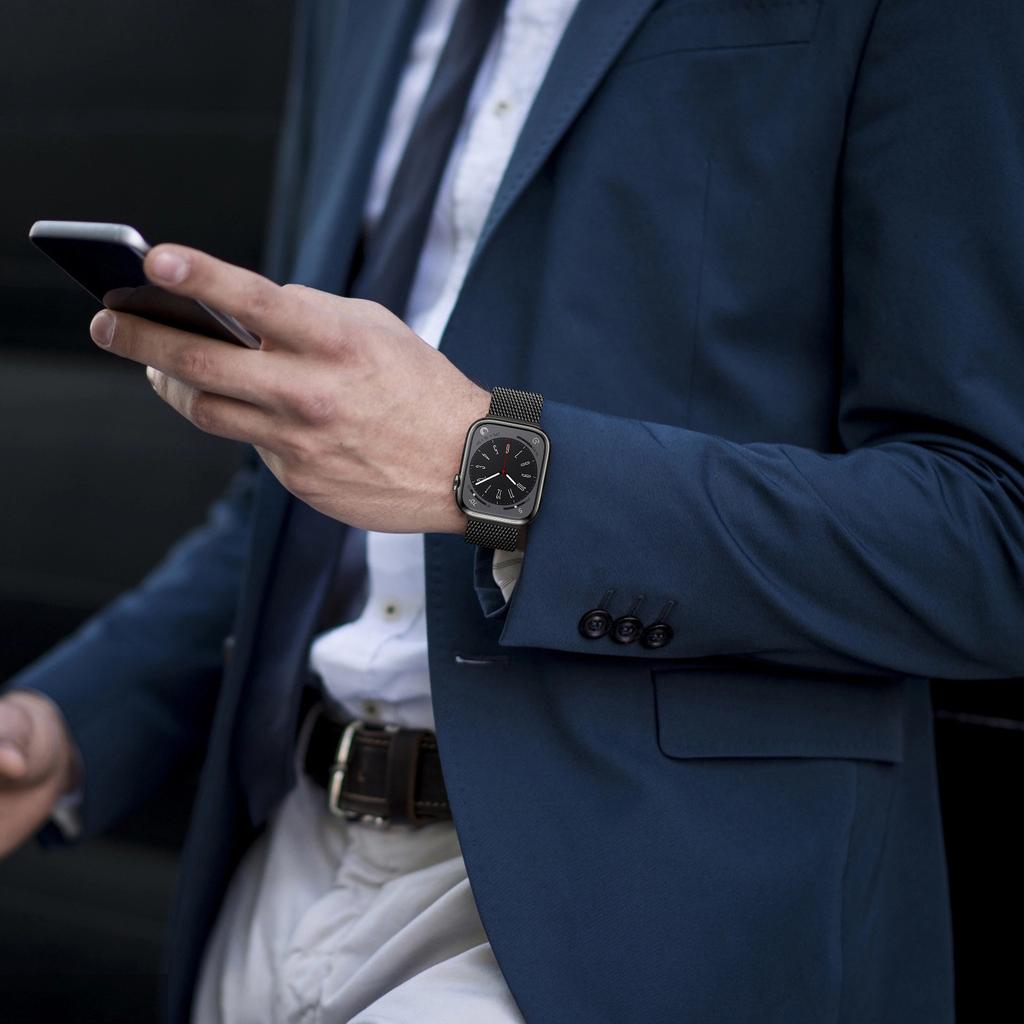 Magnetic Loop Strap For Apple Watch Band 44mm 40mm 45mm 41mm 49mm 42mm 38mm Correa Bracelet iWatch Series 3 5 6 Se 7 8 9 Ultra 2