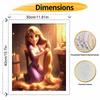 Disney Rapunzel oil painting art painting kit handmade diy gift home decoration wall decor princess long hair craft paint by number set