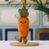 Carrot Soft Plush Doll With Cartoon Style Suitable For Backpack Decor And Giftgiving