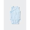Uniqlo Japan Cotton Mesh Bodysuit Sleeveless Front Opening