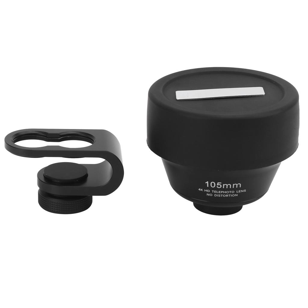 105mm Phone Telephoto Portrait Lens External Aspherical Portrait Lens for Phones IOS Pad