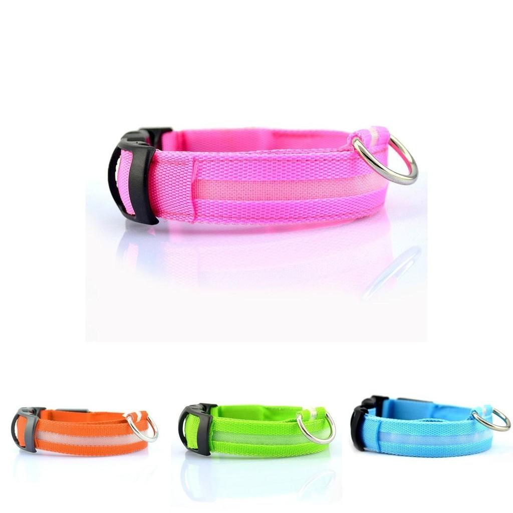 Collare per Cani a LED Luminoso Ricaricabile Per Cani Piccoli Medi Grandi