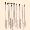 Gold Makeup Brushes Set Angled Triangle Eye Makeup Brush New Cosmetics Brushes Tools Kits  Women