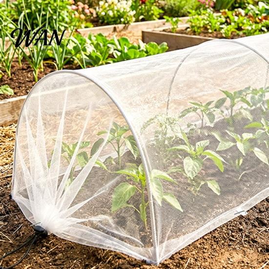 Reihenabdeckung für Pflanzen 10 Fuß Insektenbarriere Netz Feine Maschen Pflanze Garten Vogel Hochbeete Gewächshaus Gemüse Obst Beet