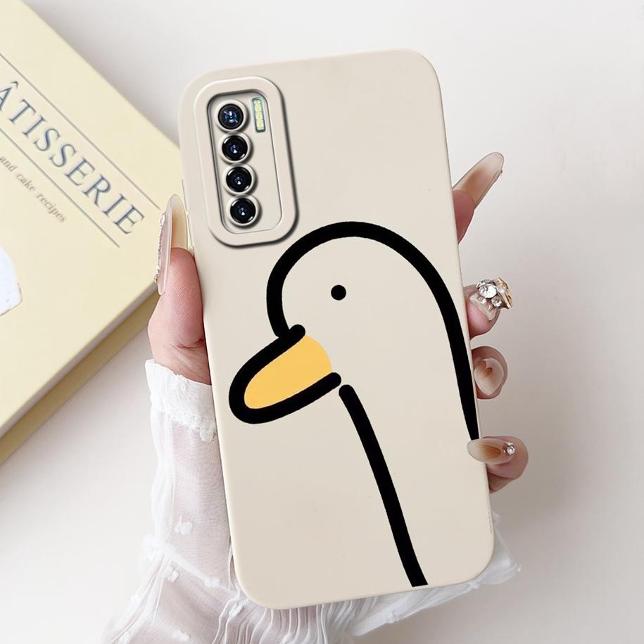 For Tecno Camon 17 Case CG6 CG6j Soft Silicone Cover Fashion Painted Shockproof Bumper For Tecno Camon 17 Pro 17P Camon17 Fundas