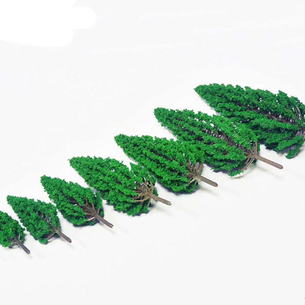 Garden Railroad Decoration Miniature Pine Tree Scene Model Micro Landscape Artificial Greenery