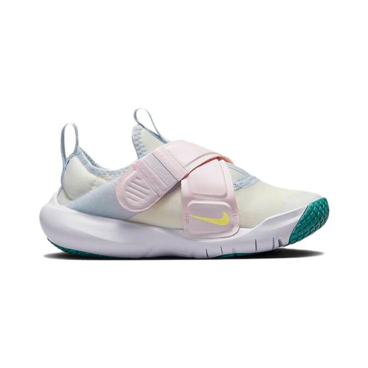 Nike Flex Advance PS Summit White Citron Tint Kids Sneakers Pearl-Pink Football-Grey CZ0186-100