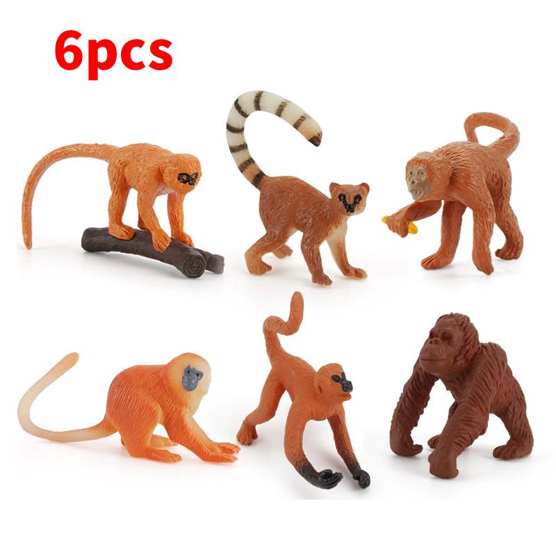 

Animal Monkey Simulated Model Toy For Educational Use Figurines Collectible