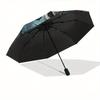 Jack Skellington,Halloween Automatic Opening and Closing Fashion umbrella - 8-rib Folding Design, Lightweight and Portable, Suitable for Dai