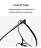2021 Unisex Retro Japanese Style Black Titanium Polygonal Glasses 2316