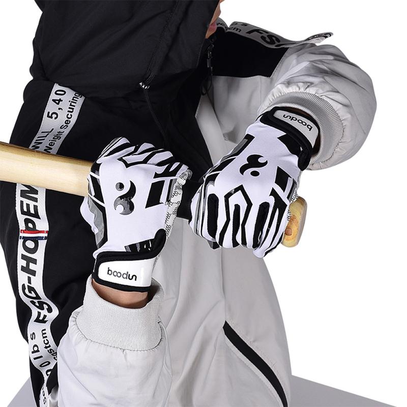 Football Gloves with Padding Receiving Gloves with Adhesive Padding Indoor Football Gloves Rugby and Baseball Hitting Glove 1071