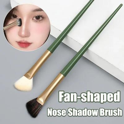 Soft Nose Shadow Brush Angled Half Fan-shaped New Makeup Brushes for Nose Shadow