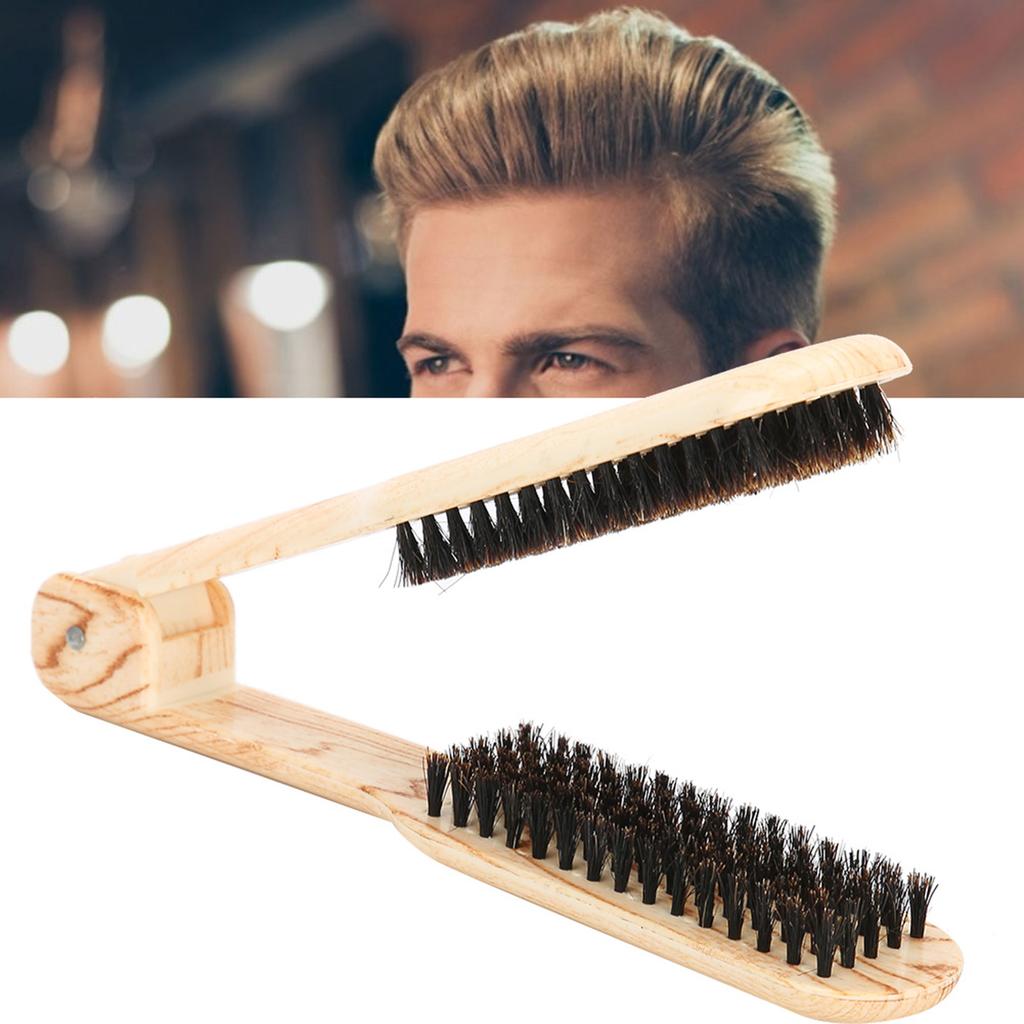 Professional V Shaped Hair Straightening Comb Clamp Styling Comb Hairdressing Tool
