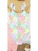 Trendy Korean-Style Spaghetti Strap One-Piece Swimsuit for Girls