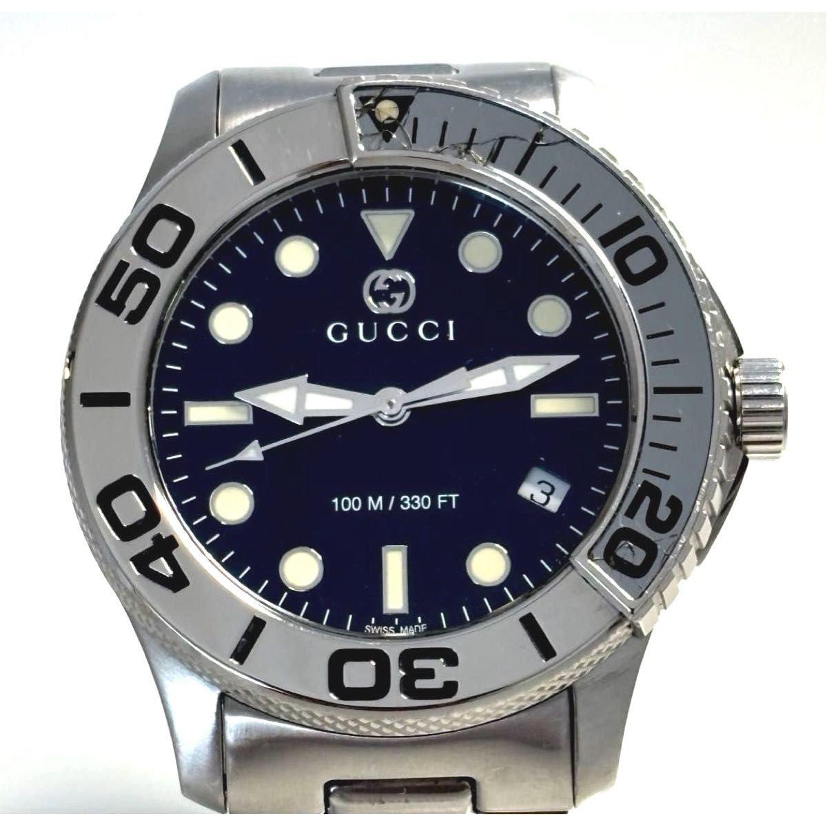 Used [New Battery] GUCCI Gucci Diver 126.2 Men s Watch
