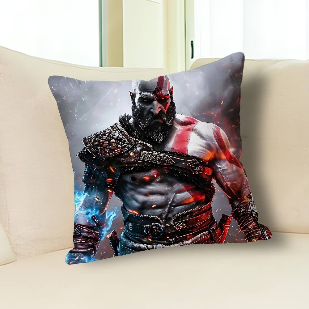 G-God of W-War Game Anime Celebrity Merchandise All-Match Printed Pillow Case Sofa Car Office Room Decoration Protector