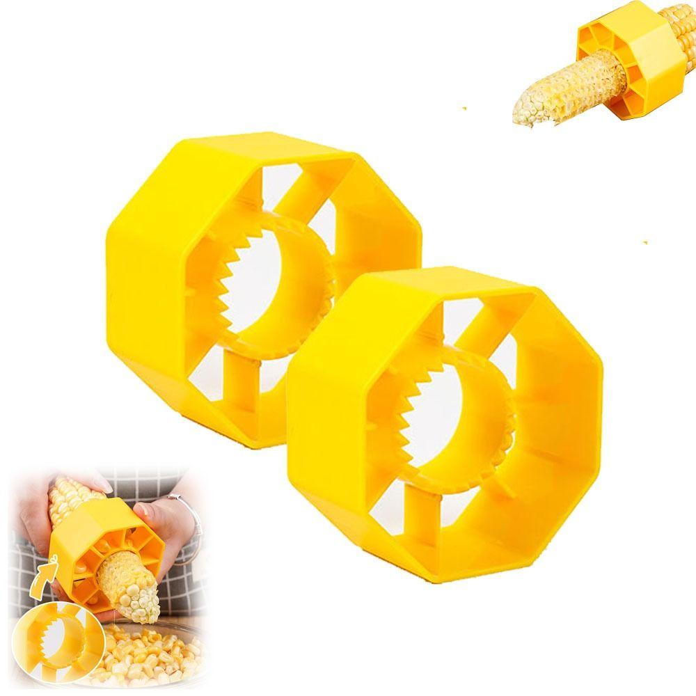 Durable Plastic Corn Cob Peeler with Ergonomic Handle Quick Removing Corn Stripper Corn Kernel Removing Planer Tool