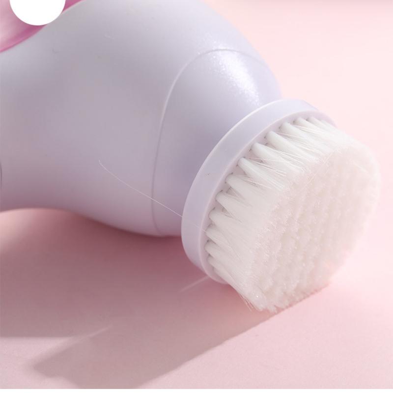 Electric 5-in-1 Facial Cleanser Facial Massage Cleanser Brush Facial Massage Pore Cleaner for Deep Cleansing Battery Free