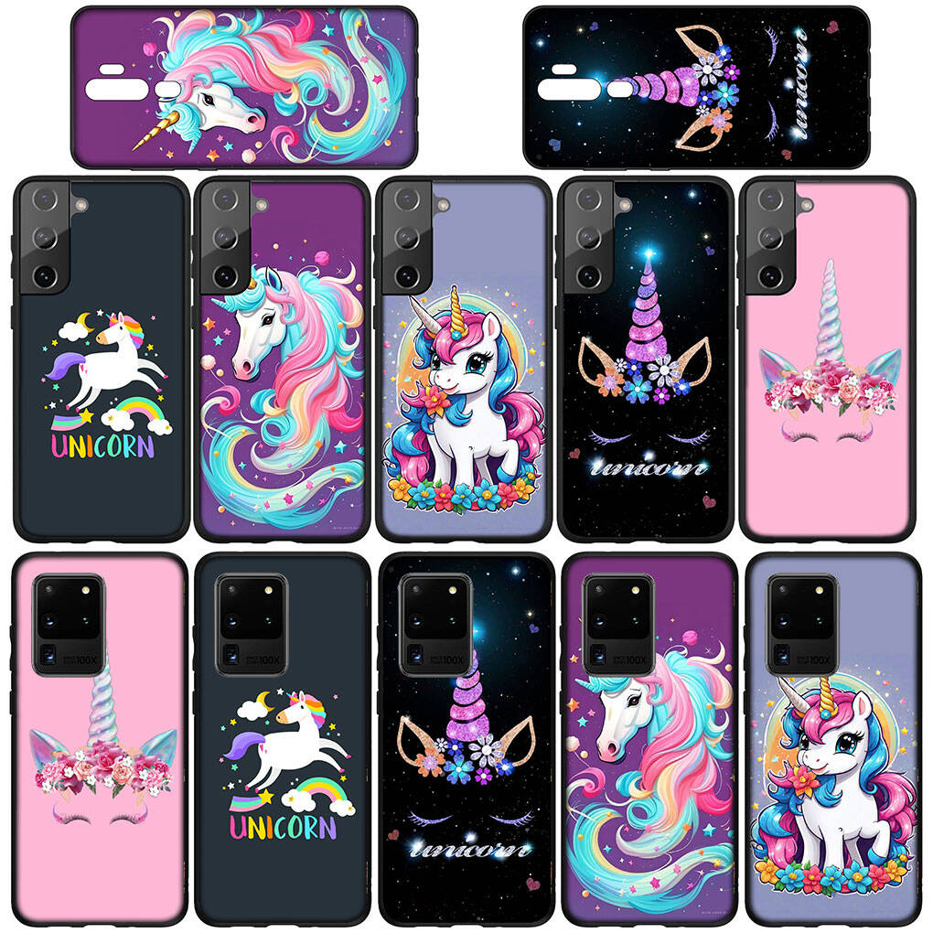 Phone Case for iPhone 17 16 15 Xiaomi Poco F8 F7 X7 X6 M8 C85 C75 C71 Redmi Note 14 13 12 11 Pro Max A3 A4 14C 13C 12C 15C Comics Unicorn Horse Cover