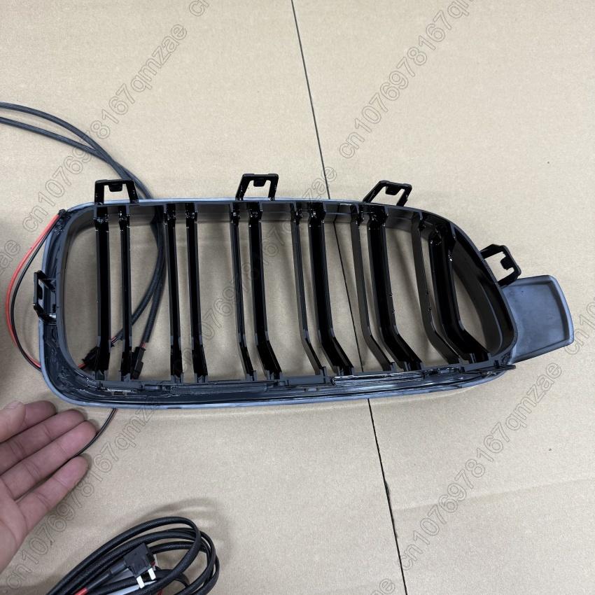 New Design 2013-2018 For BMW 3 Series F30 F31 320li 325i 328i 335i Front Luminous Grille Led Light Racing Grille Gloss Black LED