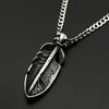 Vintage Boho Schedel Veer Rode Strass Steentjes Hanger Ketting voor Vrouwen Mannen Roestvrij Staal Ketting Zilverkleurig Amulet Sieraden Cadeau