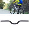 Mountain Bike Riser Handlebar 25.4mm Dia Aluminum Alloy Extra Long Bicycle Riser Bar for Folding Bike MTB