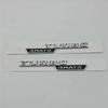 2 Stück Auto Buchstaben Kotflügel Zierplakette Turbo 4matic Emblem Aufkleber Für Mercedes A45 Cla45 Amg C117 Gla45 Gle53 X247 Zubehör