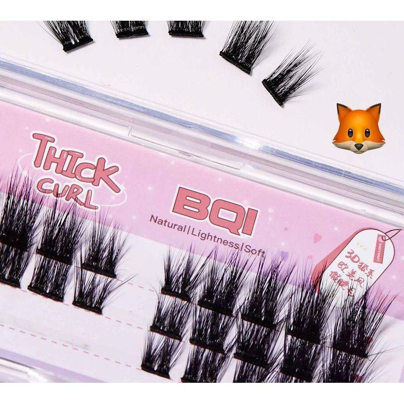 LuxeFlutter - Fox Eye Volume Cluster False Eyelashes