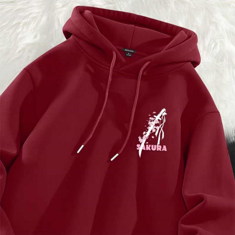 Unisex Oversized Hooded Sweatshirt With Japanese