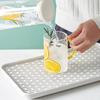 Double Layer Dish Drainer Plastic Dish Drying Rack Draining Board Drain Tray  Office/Home