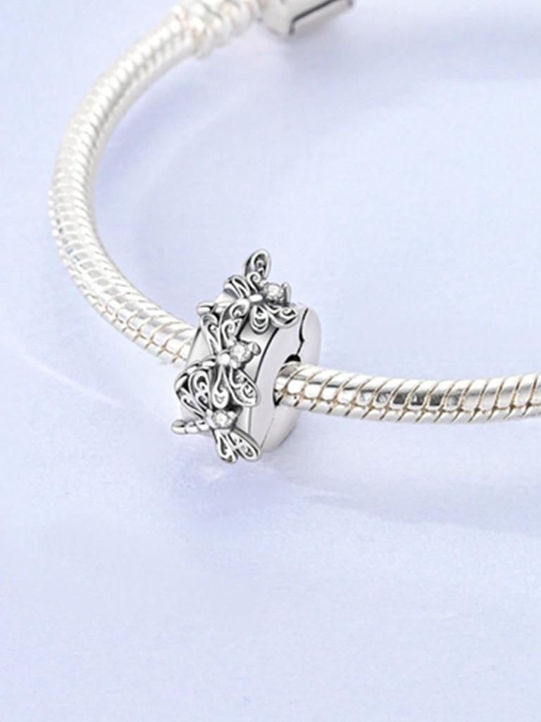 Charms Plata Stars And Moon Bead Clips And Spacers Charm Copper Plated Fit Charms Original Bracelet For Jewelry Making Diy Charm