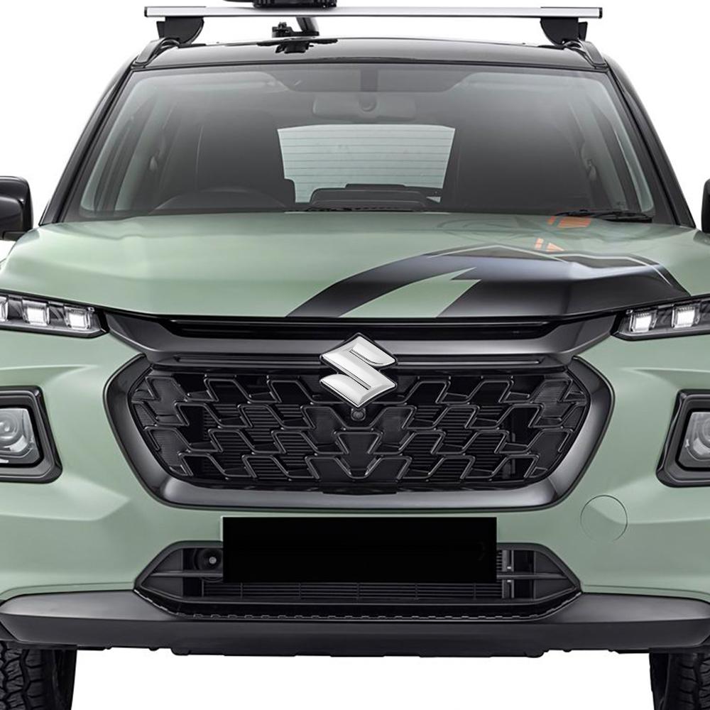 Car Hood Front Rear Tail Mark Decal ABS Front Grille Logo Rear Compartment Badge Sticker For Suzuki Grand Swift Jimny Vitara SX4