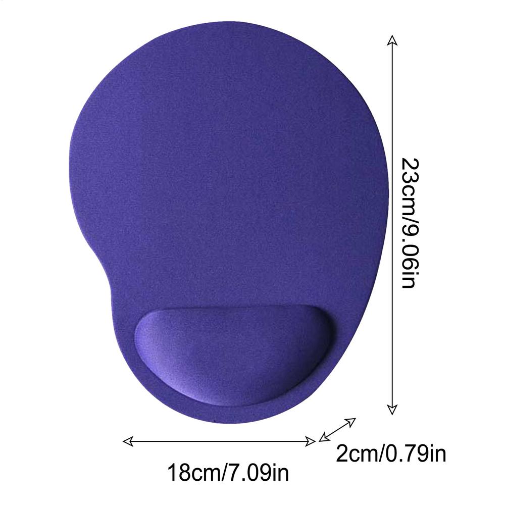 Ergonomic Wrist Rest MousePad Comfortable Wrist Support Non Slip Mice Mat Soft Mousepad For PC Laptop Computer