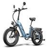 Fafrees Bicicletă electrică pliabilă FF20 Polar, certificată L1e-B, cu roți late, motor de 500W, cuplu de 65Nm, 3 moduri de mers, frâne hidraulice.