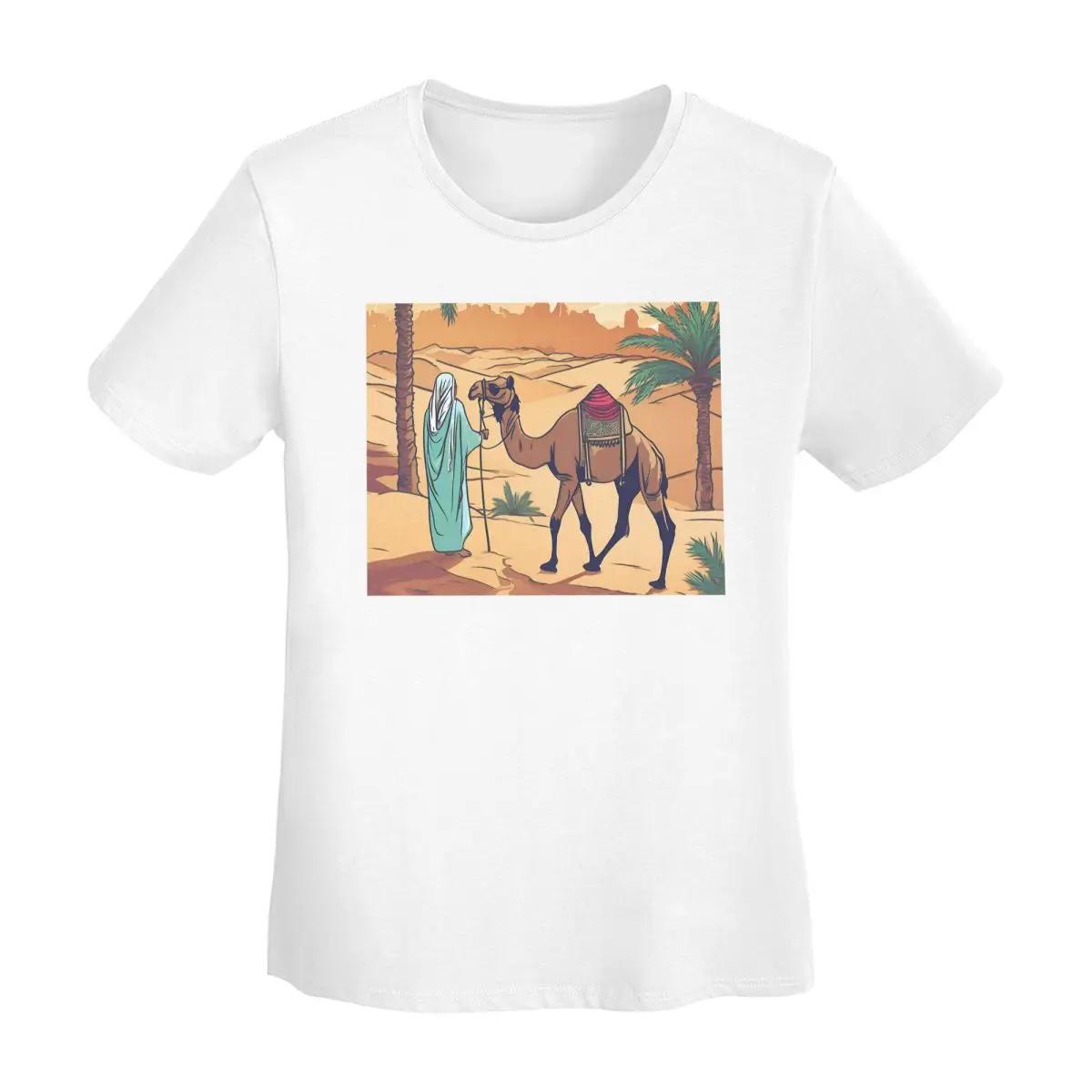 

Namade With Camel TShirt Women Short Sleeve T Shirts Round Neck Clothes Cotton Summer Tees Streetwear S